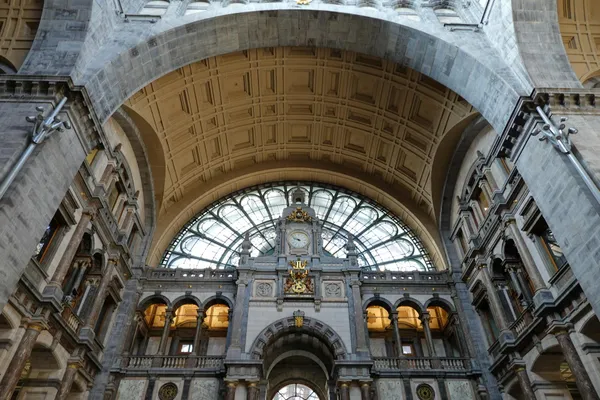 Clock of Antwerp Central station
